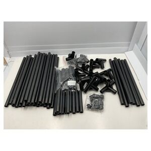 Plastic Pipe Assembly Kit for Custom Storage, New, 80+ Pieces
